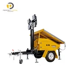 Portable mobile solar powered light tower for sale