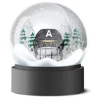 Custom Made Resin Christmas Souvenir Water Snow Globe Snow