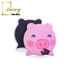 Piggy shaped cute design ceramic fridge magnet decoration for kids