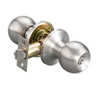 DMS-6871 Manufacture Design cheap Stainless Steel round hotel entrance door knob and lock set