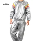 Minnee RF-210 Remington Sauna Suit - Weight Loss bodysuit Light Grey S to XXL Gym Exercise Sauna Sweat Suit