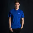 Quick-dry 100% polyester man custom LOGO sports POLO shirt T-shirt tshirt with logo