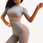 Leggins Yoga Tights Seamless Buttery Soft Leggings And Fitness Tops Set