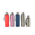 Classic Luxury Stainless Steel Travelling Vacuum Water Flask Bottle With a Drinking Cup Lid