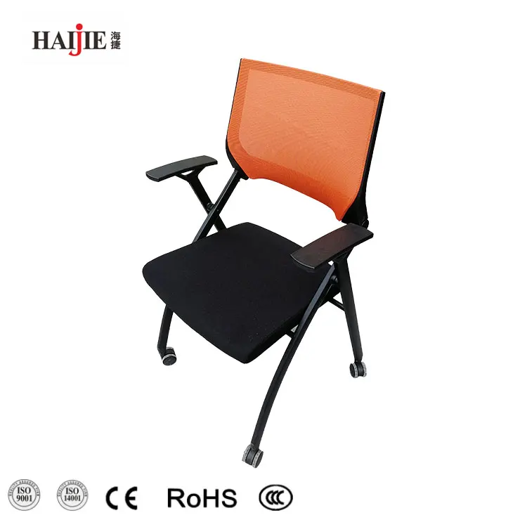 2021 New Arrival Modern Plastic High Quality Moveable Folding Training Chair Study Chairs To School