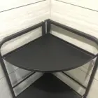 4 tier corner shelf Bathroom Storage Stand Organizer Bathroom Shelf Foldable