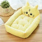 China manufacturer supplies high quality dog pet sofa bed puppy PP plush dog cat pet bed for small dog cat sleeping