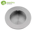 Popular embedded drawer furniture round sliding concealed handle for cabinet
