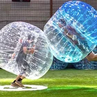 大人 Pvc ボディゾーブインフレータブル人間ボールサッカーサッカーボールのインフレータブルバンパーボール