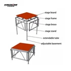 Factory supply acrylic customized school stage dance platform for concert,stage platform