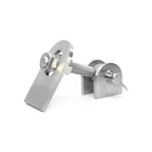Stainless steel 180 degree adjustable door hinge