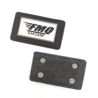 PU Leather Metal Tags Brass Labels Metal Labels for Handbag/Bags/Clothing Accessories