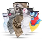 Scarf With Various Styles Various Patterns Various Colors Face Cover Scarf Animal Print Face Scarf Bandana With Ear Loops