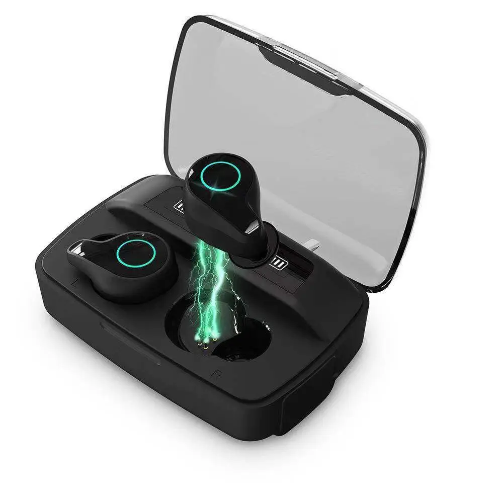 RT15 wireless Bluetooth 5.0 Earbuds with 2200mAh Charging Case LED Battery Display Waterproof True Wireless Earbuds - ANKUX.COM