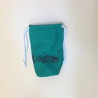 Custom Printed Drawstring Cotton Wine Pouch Bag