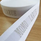 Shenzhen factory swimwear bra elastic band custom logo lingerie elastic band