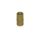 C17 hot sale female both end straight brass joint / copper fitting / tube connector