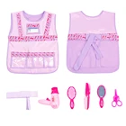 Halloween party children barber costume kindergarten kids cosplay high quality hairdresser costume