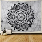 Bohemian Black Bohemian Mandala Tapestry Hippie Indian Tapestry For Decor