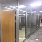 office low half glass wall partition