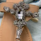 whole sale newest design pattern metal shoes buckle ornament