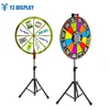 Metal Fortune Lucky Tripod Stand Spin Prize Wheel Fortune