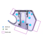 China Cheap Custom Plastic Injection Mold Molding Mould Service For Electric Scooter