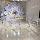 Wedding Clear Table Wedding Event Table Newest Acrylic Furniture Customized Wedding Banquet Clear Table For Events