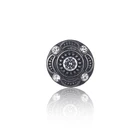 Unique design of five crystals rhinestone snap buttons