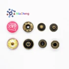 Custom Brass Fashionable Shirt Snap Fastener Metal Snap Button For Bag