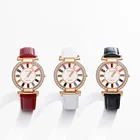 Watch-1 xuping new arrival women luxury crystal rose gold plated leather watch Crystal From Swarovski