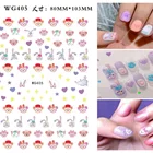 3d Nail Art 3d Sunflower With A Smile 3D Back Glue Dog Cat Cartoon Nail Decoration Nail Art