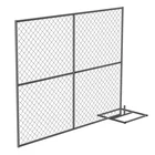 Removable Steel Chain Link Temporary Fence For Construction