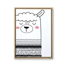 cartoon cute animals canvas picture with frame canvas art print for kids gift babyroom