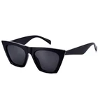 Mumu 2020 Square Cateye Cat Eye Black Pointed Sharp Shade Sun Glasses Stylish Cool Fashion Trendy Ladies Women Sunglasses