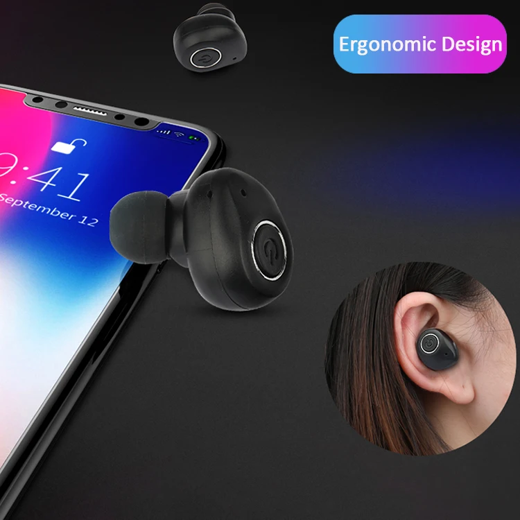 High Quality V11 TWS Sport Headphone Noise Cancelling Wireless Earbuds Hifi Stereo Bluetooth Headset - ANKUX.COM
