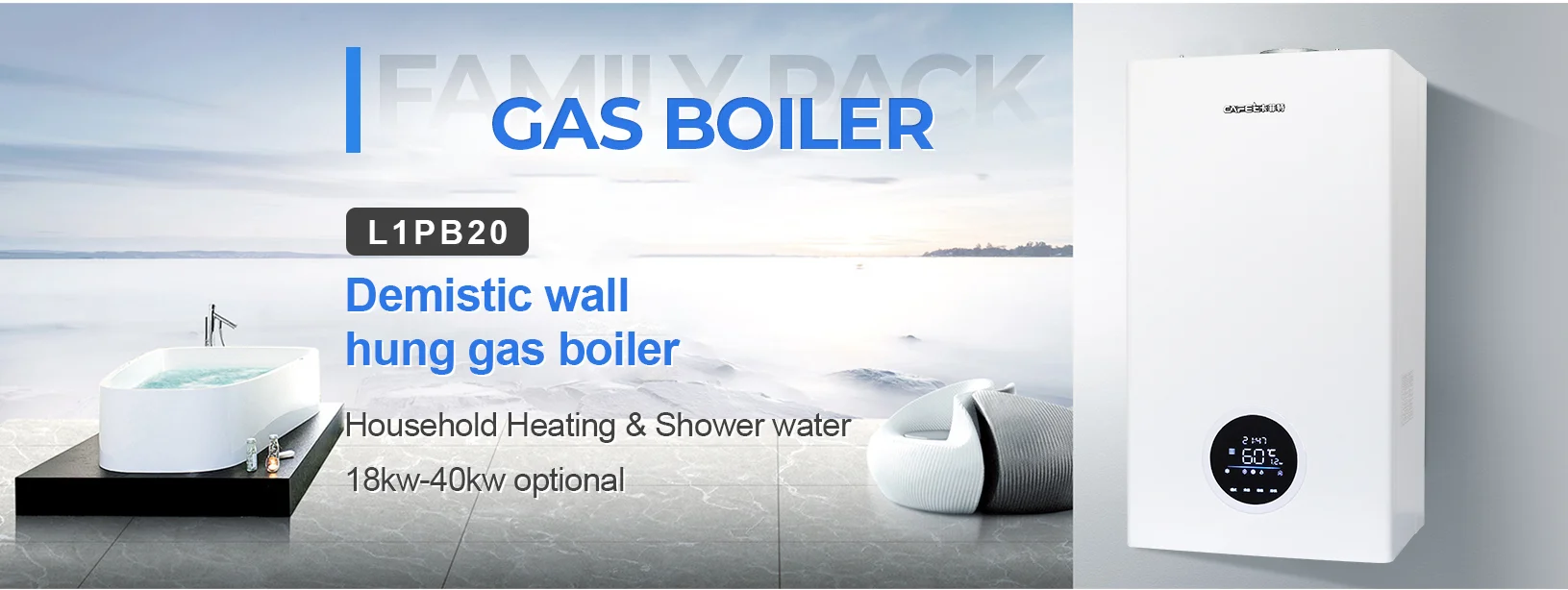 Wall Mounted Gas Boiler, L1PB24-E - detail 4