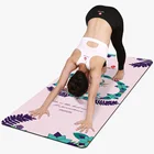 PIDEG 1.5mm foldable natural rubber suede yoga mat