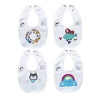 Manufacturers direct organic cotton baby bandana drool bibs terry cloth bibs new style