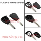 Design car key Chips program for Chrysler 700C 5+1 buttons remote key case