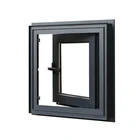 Steel Commercial Design Aluminum Window Frames Small Size Australian Standard Double Glazed Windows