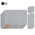 Placemats Placemats Custom Size Non Slip Heat Resistant Felt Placemats And Coasters Set