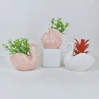 New cute animal shaped succulent ceramic planters pots for wholesale