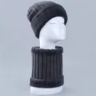 Wholesale Fashion Design Custom Winter Acrylic Knitted Beanies Scarf And Hat Set