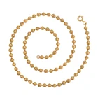 46303 Xuping Costume Fashion Pretty Gold Chains Rosary Necklace