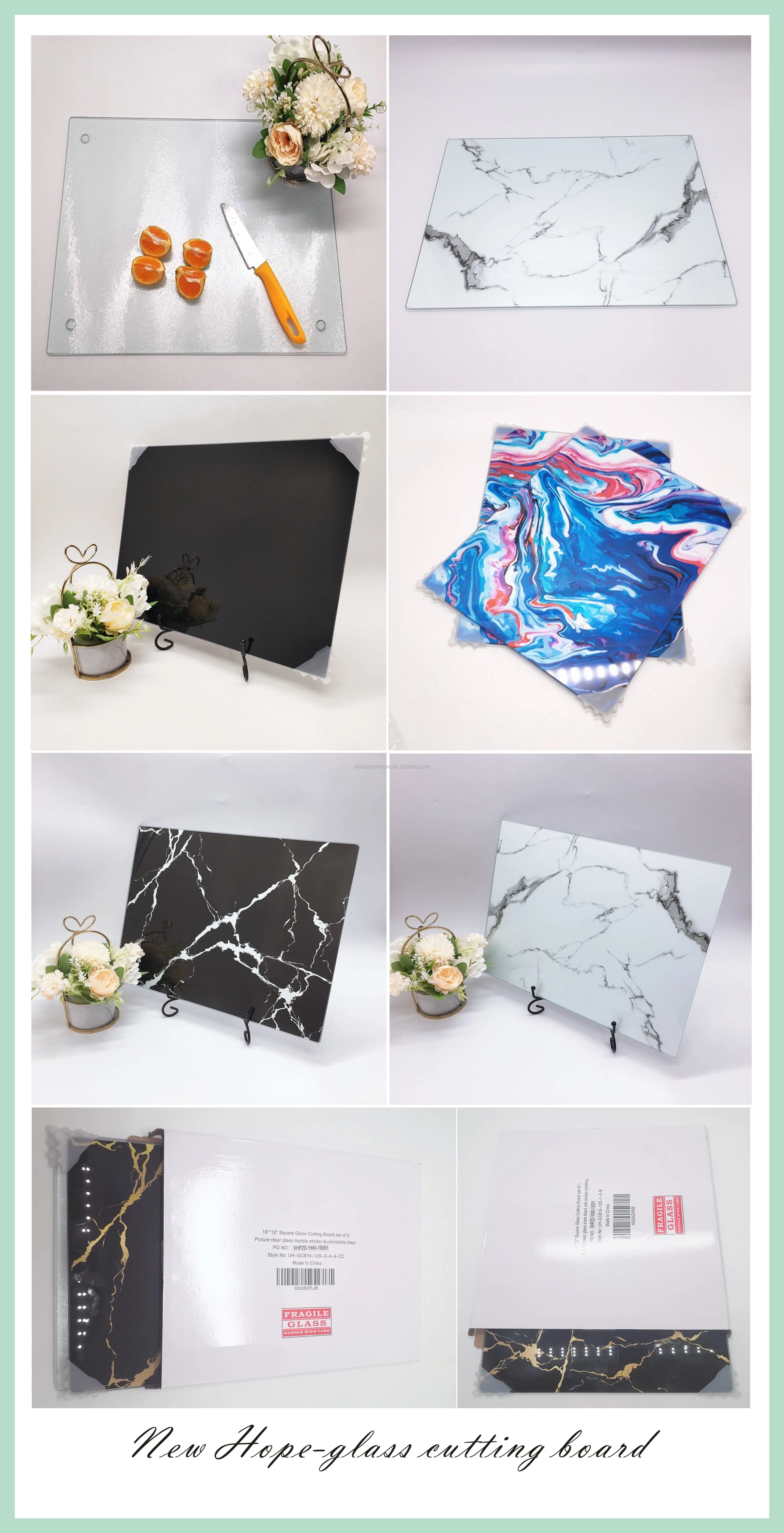 silk printing glass cutting board