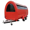 4000mm Long Fiberglass New Zealand Food Cart/Mobile Pizza Food Van For Sale