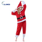 Wholesale Christmas Dress Santa Claus Girl Costume Women Onesie Pajamas