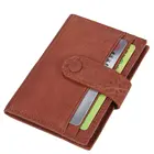 Card Holder Small RFID Blocking Genuine Leather