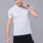 Logo Customization New Design Fitted Tee Breathable Short Sleeve Custom Logo Man Polo T Shirt